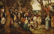 Pieter Brueghel the Younger The Preaching of St. John the Baptist. Sweden oil painting artist